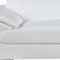 Homeroots 86" White Leather Sofa With Silver Legs 329523 - alternate 8