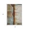 Homeroots 8' X 10' Rust And Beige Abstract Washable Indoor Outdoor Area Rug 630480 - alternate 7