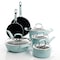 Kenmore Elite Andover 10 Piece Nonstick Aluminum Cookware Set in Glacier Blue 126369.1 - alternate 10