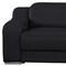 Homeroots 103" Black Italian Leather Reclining USB Sofa 632883 - alternate 9