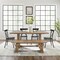 Crosley Joanna 6-Piece Dining Table Set For 7 W/Camille Chairs KF20023RB-MB - alternate 9