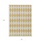 Homeroots 8' X 10' Gold And Light Brown Geometric Washable Indoor Outdoor Area Rug 577040 - alternate 9