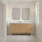 James Martin Vanities Laurent 60 in. Double Vanity, Light Natural Oak, w/ 3 CM Carrara Marble Top 545-V60D-LNO-3CAR - alternate 5