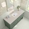James Martin Vanities Breckenridge 60" Single Vanity, Smokey Celadon, w/ 3 CM Siberian Silestone Top 330-V60S-SC-3SFR - alternate 8