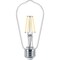 Signify Vintage 40W Equivalent Daylight ST19 Medium LED Decorative Light Bulb, 4PK 573997 - alternate 4