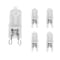 Bulbrite Halogen T4 Bi-Pin Base G9 Light Bulb, 75W, Frost, 5PK 860832 - alternate 1