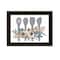Homeroots Fall Floral Baking Utensils 2 Black Framed Print Kitchen Wall Art 407836 - alternate 6