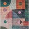 Homeroots 9' X 12' Orange Purple And Green Geometric Washable Indoor Outdoor Area Rug 604424 - alternate 9