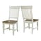 Whitewood Industries Set of Two Vista Slat Back Dining Chairs CI79-65P - alternate 1