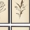 Homeroots Set Of Four Vintage Line Black Framed Print Wall Art, 4PK 526140 - alternate 5