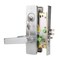 Trans Atlantic Co. DXML Series LeftHand HeavyDuty Commercial MortiseLock W/ Escutcheon Handleset Grade1 Storeroom in BC DL-DXML80SELH-US26D - alternate 9