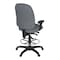 Regency Comfort Series High-Back Multifunctional Fabric Computer Task Chair with Adjustable Arms - Blue 125-DK-GY - alternate 7