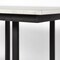 Homeroots 71" White And Black Dining Table 397604 - alternate 8