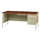 Hirsh Right-Hand Single Pedestal File Office Desk W/ Center Drawer, 30 in D X 29.5 in H, 66 in W X 20094 - alternate 9