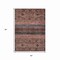 Homeroots 5' X 8' Rust Gray And Salmon Medallion Washable Indoor Outdoor Area Rug 615909 - alternate 9