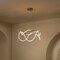 Jonathan Y Lisette 25" Contemporary Minimalist 360 Adjustable Silicone Rope Dimmable Integrated LED Chandelier,  JYL7140A - alternate 15