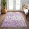 Homeroots 10' X 14' Lavender And Ivory Abstract Washable Indoor Outdoor Area Rug 612682 - alternate 9