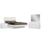 Homeroots Four Piece White Solid and Manufactured Wood Bedroom Set With Mirror 366261 - alternate 1