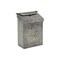 Homeroots 9" Gray Metal Paper Organizer With Lid 487936 - alternate 6