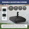 Simple Deluxe 125lb Capacity Fillable Mobile Patio Umbrella Base Heavy Duty Square Market Stand for Outdoor with LGBRLABASESQUAREWHEEL123 - alternate 6