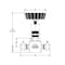 Hoke 2200 Series - Bar Stock, Screwed Bonnet Needle Valves, 1/4in FNPT x 1/4in FNPT, 5000 PSI 2232F4Y - alternate 5