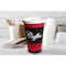 Ecoquality 10oz White Disposable Paper Coffee Cups with White Flat Lids - For Office, and Travel, 100PK B093TM361B - alternate 6