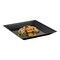 Smarty Had A Party 16 x 16 Black Square with Groove Rim Plastic Serving Trays 24 Trays, 24PK 7906-CASE - alternate 11