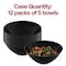 Smarty Had A Party 32 oz Solid Black Organic Round Disposable Plastic Bowls 60 Bowls, 60PK 9332B-CASE - alternate 9