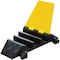 Kable Kontrol Cable Protector 22.5 Deg Right Turn, 3 Channel, Polyurethane/Rubber, Black, Yellow CP9895 - alternate 3
