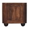 Homeroots 21" Brown Solid Wood Distressed Two Drawer Nightstand 712843 - alternate 10