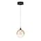 Euf Iissa, Pendant, 6", Matte Black, Amber Glass 50250-035 - alternate 7