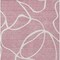 Homeroots 5' X 8' Pink And Ivory Abstract Washable Indoor Outdoor Area Rug 597500 - alternate 9