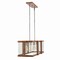 Jonathan Y Gaines 34.5" Linear 4-Light Adjustable Iron Rustic Industrial LED Pendant, Brown/Silver JYL7519A - alternate 17