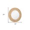 Homeroots 34" Brown Rattan Round Accent Mirror 574040 - alternate 9