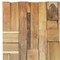Homeroots Brown 3D Embossed Abstract Teak Reclaimed Wood Decorative Wall Panels 617479 - alternate 9