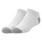Railroad Sock No Show Socks, 85% Cotton, 15% Nylon, White/Grey, 13-5Y, 6 PK 7084 - alternate 3