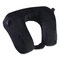 Brookstone Memory Foam Fleece Travel Pillow, One Size Fits Most, 9.84 x 4.1 x 9, Black BNPM0002 - alternate 5