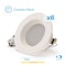 Infibrite 4 In. Retrofit 3000K Warm White LED Recessed Light 9W 750LM, Dimmable, Wet Rated, 6PK IB-005-3-9W-WH-6PK - alternate 1