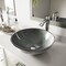 Vigo Giovanni Artistic Silver Glass 17 in. L x 17 in. W x 6 in. H Round Vessel Bathroom Sink VG07053 - alternate 7