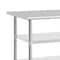 Flash Furniture 72 x 30 Stainless Steel Work Table-2 Undershelves NH-WT-GU-3072-GG - alternate 9