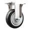 Service Caster 4 Inch 316SS Black Polyurethane Wheel Rigid Top Plate Caster SCC-SS31620R414-PPUB-BLK - alternate 1