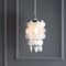 Jonathan Y Cayla 7" Seashell LED Pendant, White/Chrome JYL9002A - alternate 9