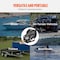 Vevor Hand Winch Heavy Duty Hand Crank 1200lbs 23ft Polyester Strap for Boat/ATV KW1200 - alternate 7