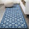Jonathan Y Gallia Tile Trellis High-Low Light Gray/Blue 2 ft. x 8 ft. Indoor/Outdoor Runner Rug AMC107B-28 - alternate 1