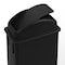 Regal Altair 23 Gallon Slim Rectangular Plastic Black Trash Can with Dome Swing Lid and Mobile Dolly ZR-TC-300-BK+DL-300+LD-310-KIT - alternate 6