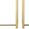 Homeroots 47" White Wood and Gold Stainless Steel Sled Console Table With Two Drawers 543865 - alternate 7