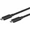 Monoprice Essentials USB Type-C to Type-C 3.1 Gen 1 Cable - 5Gbps_ 3A_ 30AWG_ Bl 24284 - alternate 1