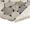 Daltile Pebble Oasis Natural Stone Tri-Hex Pebble Mosaic 11in x 10in in Tumbled Coal, 17PK PB27TRHEXPBMSTM - alternate 8
