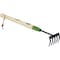 Best Garden 5'' Steel Level Garden Rake, 5-Tine GT-9030 - alternate 1