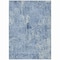 Homeroots 3' X 5' Navy Blue And Ivory Geometric Washable Indoor Outdoor Area Rug 594575 - alternate 9